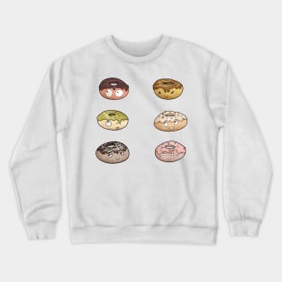 Funny cute little doughnuts Crewneck Sweatshirt